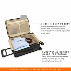 Briggs & Riley Baseline Spinners, Black, Essential Carry -TRAVELPRO Sales 412T8OK8oRL