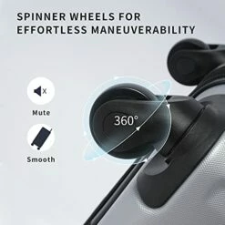 Merax 3 Piece Luggage Sets ABS Expandable Spinner Suitcase With TSA Lock 20 Inch 24 Inch 28 Inch -TRAVELPRO Sales 413MPI7dMzL