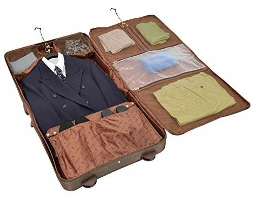 London Fog Kensington Ii 44" Wheeled Garment Bag, Bronze 6 London Fog Kensington Ii 44" Wheeled Garment Bag, Bronze - Image 4
