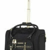 Steve Madden Designer 15 Inch Carry On Suitcase- Small Weekender Overnight Business Travel Luggage- Lightweight 2- Rolling Spinner Wheels Under Seat Bag For Women (Peek-A-Boo Black) -TRAVELPRO Sales 414jIxV7dKL 6c2fcd73 de44 46b3 b218 314ee043df1c