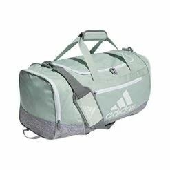 Adidas Defender III Medium Duffel Bag, Green Tint/White, One Size -TRAVELPRO Sales 415 IIgutLL