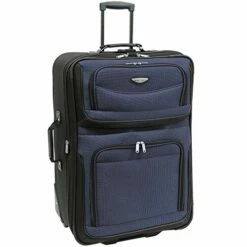 Travel Select Amsterdam Expandable Rolling Upright Luggage, Navy, 8-Piece Set -TRAVELPRO Sales 4152oKZ1 bL