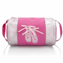 Dance Ballet Slippers Duffel Bag (Pink)