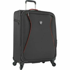 Heys Helix 26 Inches Suitcase, Black