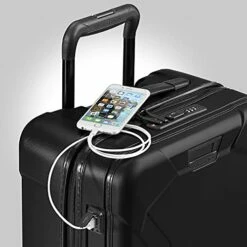 Briggs & Riley Torq Hardside Carry On Luggage With Spinner Wheels 22 Inch. USB Charging Port, TSA-Friendly Locks, Easy Access Hinged Front Pocket, Black -TRAVELPRO Sales 415lGrU zeL