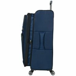 Kenneth Cole Reaction Rugged Roamer Luggage Collection Lightweight Softside Expandable 8-Wheel Spinner Travel Suitcase Bag, Navy, 2-Piece (20" Carry-On / 28" Check Size) -TRAVELPRO Sales 415xHc55GJL