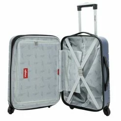 Wrangler Smart Luggage Set With Cup Holder And USB Port, Navy Blue, 20-Inch Carry-On -TRAVELPRO Sales 416TEF0Ta1L