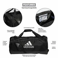 Adidas Unisex Team Issue II Large Duffel Bag, Black, ONE SIZE 13 Adidas Unisex Team Issue II Large Duffel Bag, Black, ONE SIZE -TRAVELPRO Sales 416aD8teAWL