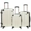 Rockland London Hardside Spinner Wheel Luggage, White, 3-Piece Set (20/24/28) 2 Rockland London Hardside Spinner Wheel Luggage, White, 3-Piece Set (20/24/28) -TRAVELPRO Sales 416g Iz8tNL