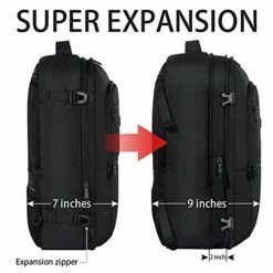 Travel Backpack, 40L Flight Approved Carry On Backpack For Men & Women, Vancropak Expandable Large Luggage Backpack Daypack Water Resistant Lightweight Business Weekender Bag, Black 14 Travel Backpack, 40L Flight Approved Carry On Backpack For Men & Women, Vancropak Expandable Large Luggage Backpack Daypack Water Resistant Lightweight Business Weekender Bag, Black -TRAVELPRO Sales 416lCYZdTLL