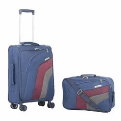 Aerolite 21" Carry On Ultra Lightweight Spinner Suitcase & Flight Bag Under Seat Shoulder Bag Set (Navy) -TRAVELPRO Sales 41785CuHzyL