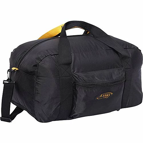 A. Saks 22 InchCarry-On Nylon Duffel Bag With Pouch (Black) 8 A. Saks 22 InchCarry-On Nylon Duffel Bag With Pouch (Black) - Image 6