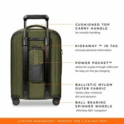 Briggs & Riley ZDX-Expandable Luggage With 4 Spinner Wheels, Hunter, Carry-On 21-Inch -TRAVELPRO Sales 4185NEup4LL