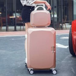 Fashion Wheels Suitcases And Travel Bags Valise Cabine Valiz Koffer Suitcase Maletas Carry On Rolling Luggage,Red,22 -TRAVELPRO Sales 418K6rBGbSL