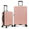 U.S. Traveler Boren Polycarbonate Hardside Rugged Travel Suitcase Luggage With 8 Spinner Wheels, Aluminum Handle, Pink, 2-Piece Set, USB Port In Carry-On 2 U.S. Traveler Boren Polycarbonate Hardside Rugged Travel Suitcase Luggage With 8 Spinner Wheels, Aluminum Handle, Pink, 2-Piece Set, USB Port In Carry-On -TRAVELPRO Sales 418MX8 534S
