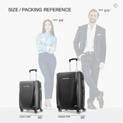 Samsonite Winfield 3 DLX Hardside Expandable Luggage With Spinners, Graphite Grey, 2-Piece Set (20/25) -TRAVELPRO Sales 418QsohRhvL