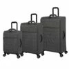 It Luggage Citywide 3 Piece Softside 8 Wheel Spinner Set, Charcoal, 3 Pc -TRAVELPRO Sales 418TjaVhwhL