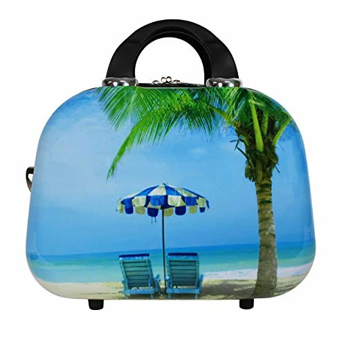 World Traveler Palm Tree Hardside 2-Piece Carry-On Spinner Luggage Set, One_Size 6 World Traveler Palm Tree Hardside 2-Piece Carry-On Spinner Luggage Set, One_Size - Image 4