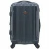 Kensie Women's Alma Hardside Spinner Luggage, Midnight Blue, Carry-On 20-Inch