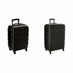 Samsonite Omni PC Hardside Spinner Set (20"/28"), Black