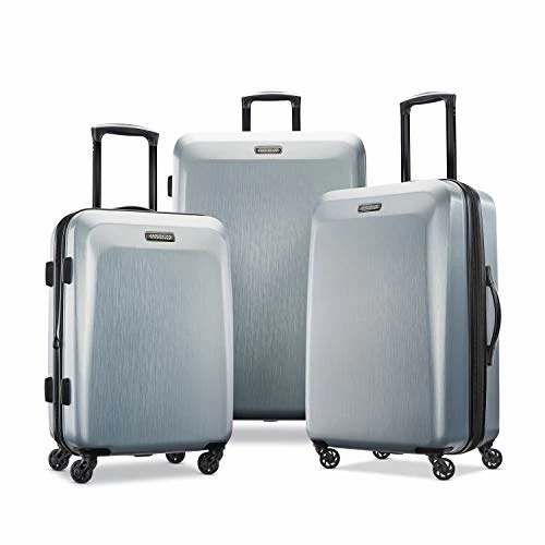 American Tourister Moonlight Hardside Expandable Luggage With Spinner Wheels, Silver, Carry-On 21-Inch 4 American Tourister Moonlight Hardside Expandable Luggage With Spinner Wheels, Silver, Carry-On 21-Inch - Image 2
