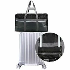 REDCAMP 75L Foldable Duffel Bag Large Size Lightweight & Multifunction, 25" Water Resistant Travel Duffle Bag For Men Women, Black -TRAVELPRO Sales 41Brcwn1zdL