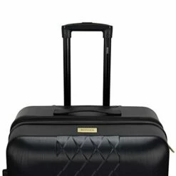 Badgley Mischka Modern Trolley Diamond 3 Piece Expandable Spinner Wheels Luggage / Suitcase Set (Black) -TRAVELPRO Sales 41Ch wmU3qL