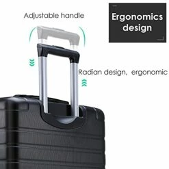 Hardshell Luggage Sets 3 PCS Spinner Suitcase With Tsa Lock Lightweight Black -TRAVELPRO Sales 41D7Zvy2kiS