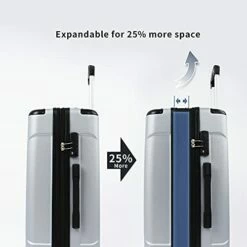 Merax 3 Piece Luggage Sets ABS Expandable Spinner Suitcase With TSA Lock 20 Inch 24 Inch 28 Inch -TRAVELPRO Sales 41D9U9DOrtL