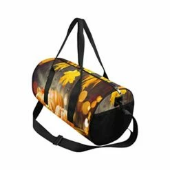 INTERESTPRINT Pumpkin Squash Leaves Travel Duffel Bag Workout Duffel Bag -TRAVELPRO Sales 41DPk1rwWoL