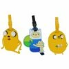 Set Of 3 - Super Cute Kawaii Cartoon Silicone Travel Luggage Id Tag For Bags (Adventure Time) -TRAVELPRO Sales 41DeftilrCL