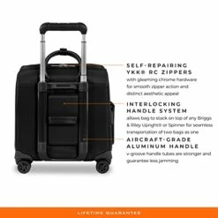 Briggs & Riley Rhapsody Softside Underseat Carry On Cabin Spinner, Black, Wide 16-Inch 31 Briggs & Riley Rhapsody Softside Underseat Carry On Cabin Spinner, Black, Wide 16-Inch -TRAVELPRO Sales 41DoPvO9oUL