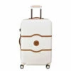 DELSEY Paris Chatelet Air Hardside Luggage, Spinner Wheels, Champagne White, Checked-Medium 24 Inch -TRAVELPRO Sales 41EERlaKD3L