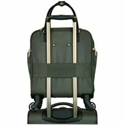 Kenneth Cole Reaction Women's Chelsea Luggage Chevron Softside 8-Wheel Spinner Expandable Suitcase Collection, Olive, 4 Underseater -TRAVELPRO Sales 41ETeim8H2L