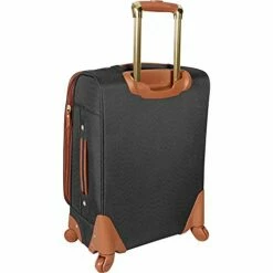 Steve Madden Designer Luggage Collection - Lightweight Softside Expandable Suitcase For Men & Women - Durable 20 Inch Carry On Bag With 4-Rolling Spinner Wheels (20in, Global Black) -TRAVELPRO Sales 41EVg7BDt8L