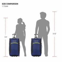 SwissGear Extra Large Lightweight Rolling Duffel, Blue/Green -TRAVELPRO Sales 41EuS3tLDCL