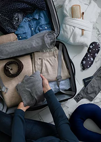 Samsonite Omni PC Hardside Expandable Luggage With Spinner Wheels, Carry-On 20-Inch, Caribbean Blue 8 Samsonite Omni PC Hardside Expandable Luggage With Spinner Wheels, Carry-On 20-Inch, Caribbean Blue - Image 6