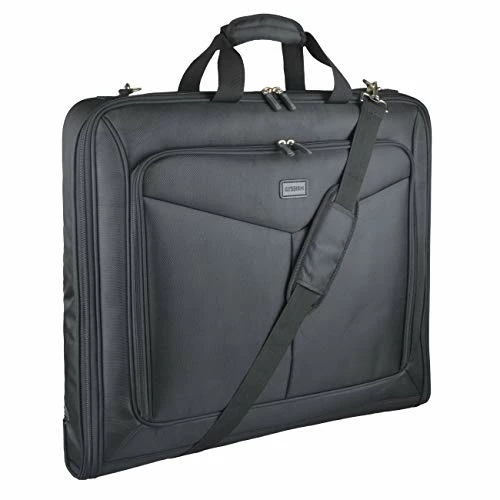 Foldable Carry On Garment Bag Fit 3 Suits, 44-inch Suit Bag For Travel And Business Trips With Shoulder Strap 3 Foldable Carry On Garment Bag Fit 3 Suits, 44-inch Suit Bag For Travel And Business Trips With Shoulder Strap
