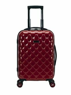 Rockland Quilt Hardside Expandable Spinner Wheel Luggage Set, Red, 3-Piece (20/24/28) -TRAVELPRO Sales 41FhgJq7qjL