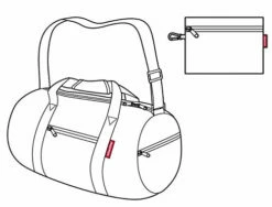 Reisenthel Mini Maxi Dufflebag, Foldable Overnight Duffel And Sports Bag With Built-in Carrying Pouch, Indigo -TRAVELPRO Sales 41Fkjo3IYgL