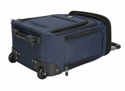 Travelers Club Top Expandable +50% Capacity Luggage With USB Port, Navy Blue, 17" Underseat Carry-On -TRAVELPRO Sales 41Fw 7X9 EL