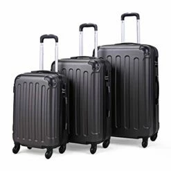 Sandinrayli 3 Pcs Luggage Set, Lightweight & Durable Travel Suitcase With Spinner Wheels, 20” 24” 28” Hardside Spinner Set -TRAVELPRO Sales 41GM7TS8PcL