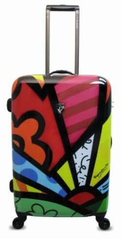Heys USA Luggage Britto New Day 26 Inch Hard Side Suitcase, Multi-Colored, One Size