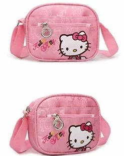Hello Kitty Bag, Hello Kitty Purse For Girls-Pink KT Cat Crossbody Bag, Hello Kitty Mini Pink Small Shoulder Handbag For Girl, Mini Travel Bag For Girls, KT Cat Purse For Girls. -TRAVELPRO Sales 41Hu5OuA2ZL