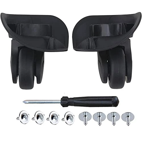 AngelReally Replacement Luggage Suitcase Wheels, 360 Degree Swivel Caster Wheel Outdoor Luggage Travel Suitcase Wheels Replacement Wheel For Suitcase Repair (Luggage Suitcase Wheels), 27 3 AngelReally Replacement Luggage Suitcase Wheels, 360 Degree Swivel Caster Wheel Outdoor Luggage Travel Suitcase Wheels Replacement Wheel For Suitcase Repair (Luggage Suitcase Wheels), 27