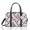 Betsey Johnson Luv CruzIn Cotton Quilted Carry On Weekender Travel Duffel Bag - Black/Blush Cat -TRAVELPRO Sales 41IEB4SECoL