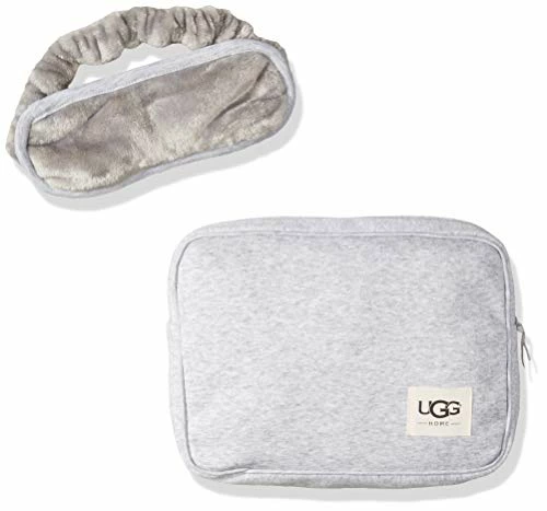 UGG Women's Duffield Travel Set Soft Pouch, Grey 4 UGG Women's Duffield Travel Set Soft Pouch, Grey - Image 2