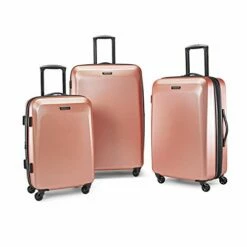 American Tourister Moonlight Hardside Expandable Luggage With Spinner Wheels, Rose Gold, Checked-Medium 24-Inch 15 American Tourister Moonlight Hardside Expandable Luggage With Spinner Wheels, Rose Gold, Checked-Medium 24-Inch -TRAVELPRO Sales 41Ihy WzDgL