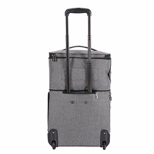 Travelers Club Luggage 16" Top Expandable Rolling Underseater W/USB Port, Dark Gray Suitcase, 11 Travelers Club Luggage 16" Top Expandable Rolling Underseater W/USB Port, Dark Gray Suitcase, - Image 9