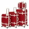 NZBZ Vintage Luggage Sets Of 4 Pieces, Carry On Cute Suitcase With Rolling Spinner Wheels TSA Lock Luggage 14"+20"+24"+28" (Cherry Red) 2 NZBZ Vintage Luggage Sets Of 4 Pieces, Carry On Cute Suitcase With Rolling Spinner Wheels TSA Lock Luggage 14"+20"+24"+28" (Cherry Red) -TRAVELPRO Sales 41JafXP116S